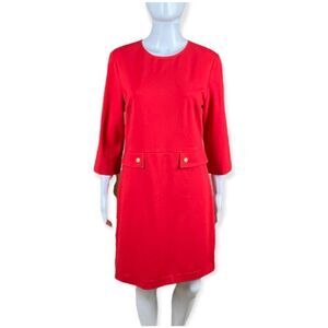 𝅺magaschoni Red 3/4 Sleeve Dress, size 8 - NWT